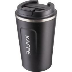 Ποτήρι Θερμός από Ανοξείδωτο & Πλαστικό 350ml KAFFE Lamart LT4068 Μαύρο 43324