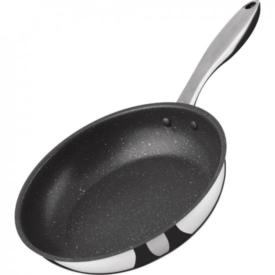 Τηγάνι SOTE Αντικολλητικό Stainless Steel 24cm Lamart LT1231 Μαύρο 43327