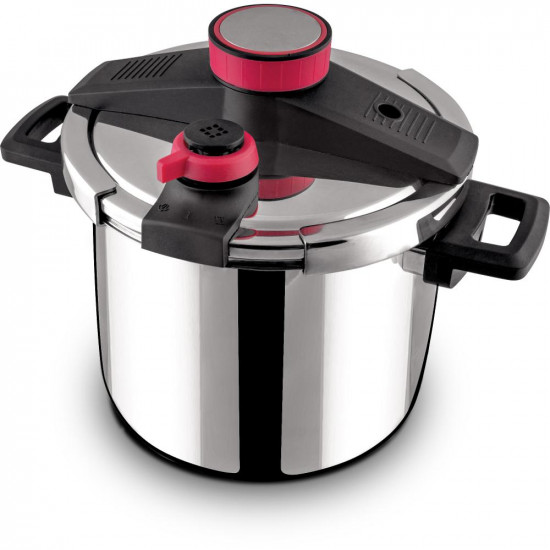 Χύτρα Ταχύτητας STEAM 6lt Lamart LT1256 Ασημί/Κόκκινο 43351