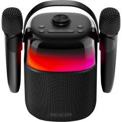 Φορητό Ηχείο Bluetooth Sencor SSS 3450K 35W TWS AUX 3.5mm, BT v5.3, USB, FM, 2 Ασύρματα Μικρόφωνα, LED Φωτισμό, IPX5 47798