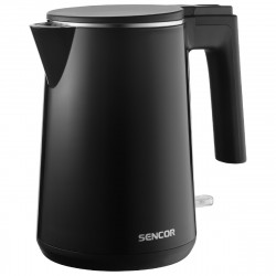 Βραστήρας Sencor SWK 0156BK 1 lt 1500 W με Αφαιρούμενο και Πλενόμενο Φίλτρο Κατά των Αλάτων Μαύρο 45599
