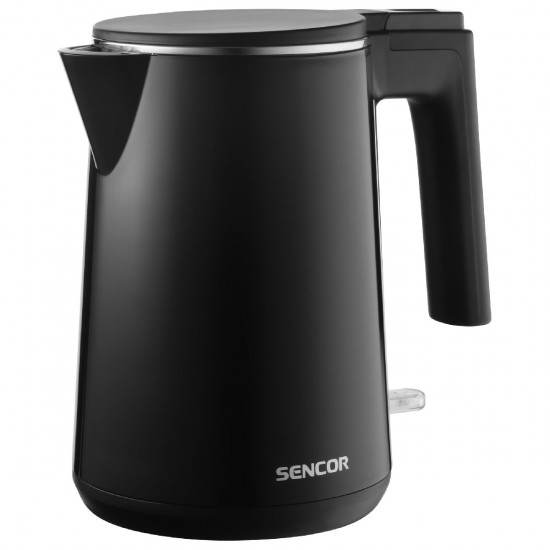 Βραστήρας Sencor SWK 0156BK 1 lt 1500 W με Αφαιρούμενο και Πλενόμενο Φίλτρο Κατά των Αλάτων Μαύρο 45599
