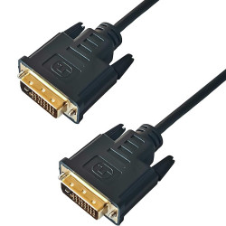 Καλώδιο DVI σε DVI Yenkee YVC 02 DVI-D Version 4K/30Hz Gold Plated Black 2m 49792