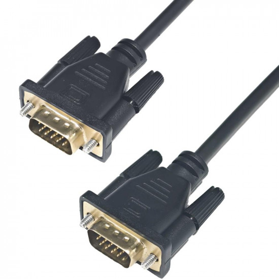 Καλώδιο VGA σε VGA Yenkee YVC 05 1080p/60Hz Gold Plated Black 1.5m 49793