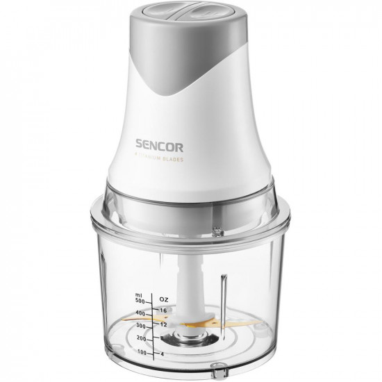 Πολυκόπτης Multi Sencor SCB 3000WH 400W με Δοχείο 1L και Διπλές Λεπίδες 49382