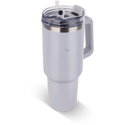 Ποτήρι Θερμός από Ανοξείδωτο & Πλαστικό 1.2L HUGE Lamart LT4086 Λευκό 49672