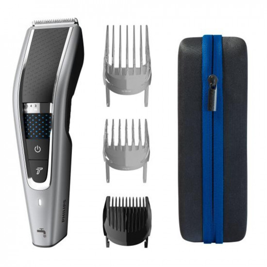 Επαναφορτιζόμενη Κουρευτική Μηχανή Philips κατάλληλη για μαλιά, γένια και σώμα Silver/Black HC5650/15 45270