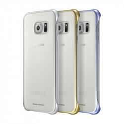 Θήκη Faceplate Samsung Clear Cover EF-QG920BKEGCN για SM-G920F Galaxy S6 Μαύρο - Χρυσό - Ασημί 14445