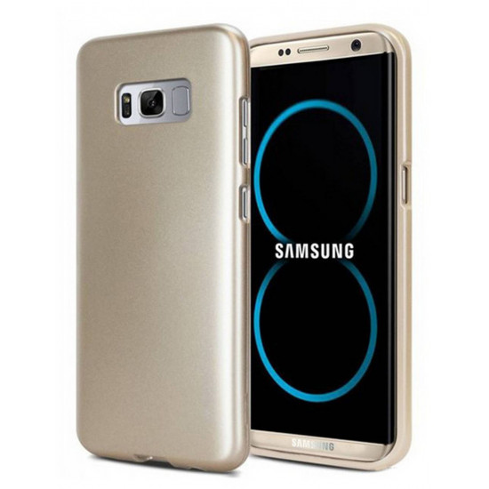 Θήκη Goospery iJelly για Samsung SM-G955F Galaxy S8+ Χρυσαφί by Mercury 19707
