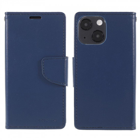 Θήκη Book Goospery Bravo Diary για Apple iPhone 13 Mini Μπλέ 33081