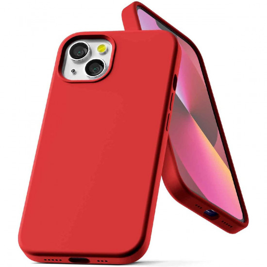 Θήκη Goospery Silicone για Apple iPhone 13 Mini Κόκκινο 33213