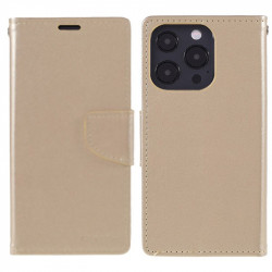 Θήκη Book Goospery Bravo Diary για Apple iPhone 13 Pro Χρυσαφί 33083