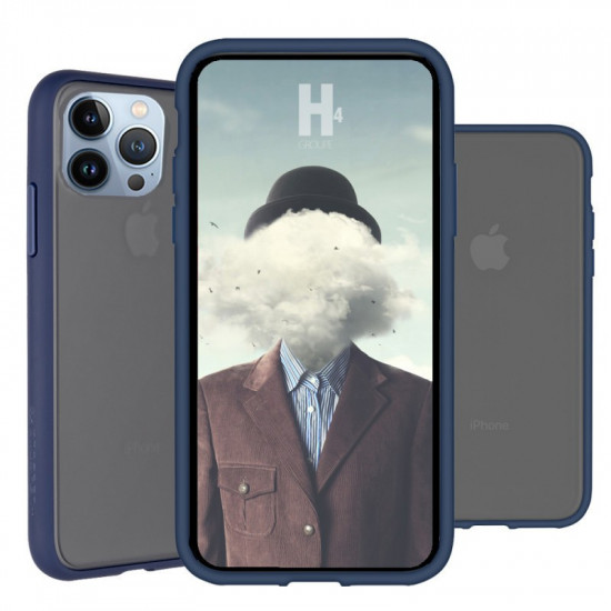 Θήκη Goospery Peach Garden Bumper για Apple iPhone13 Pro Μπλέ 34736