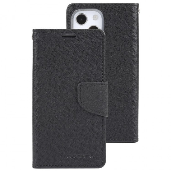 Θήκη Book Goospery Fancy Diary για Apple iPhone 13 Mini Μαύρο 33063