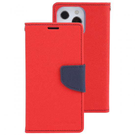 Θήκη Book Goospery Fancy Diary για Apple iPhone 13 Pro Κόκκινο - Μπλε 33627