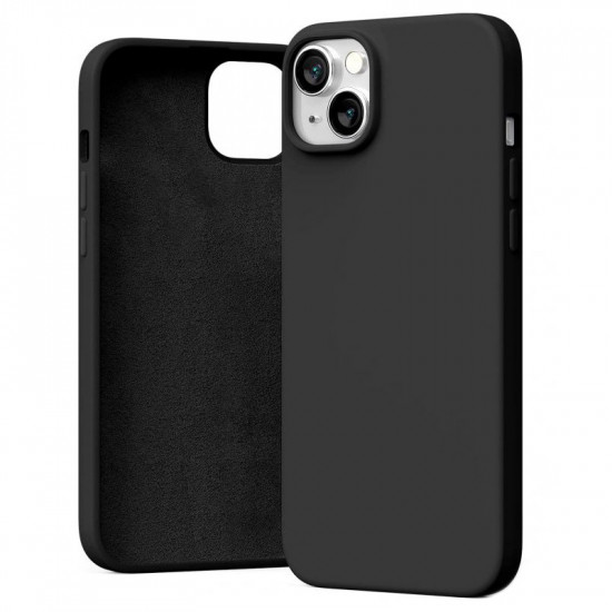 Θήκη Goospery Silicone για Apple iPhone 14 Plus Μαύρη 38420