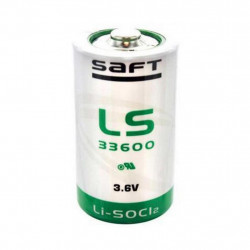 Μπαταρία Λιθίου Saft LS 33600 Li-SOCl2 17000mAh 3.6V D 26111