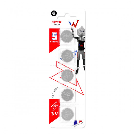 Buttoncell Lithium Wonder CR2032 3V Τεμ. 5 46422