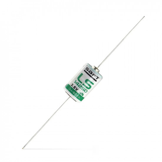 Μπαταρία Saft LS 14250 Li-SOCl2 3.6V 1/2AA με Αξονικό Καλώδιο 46197