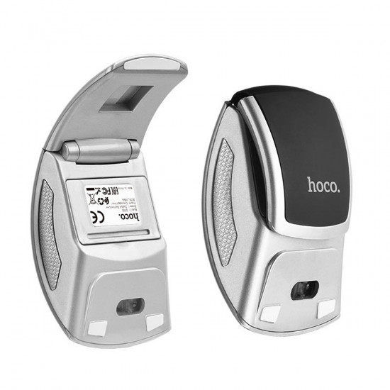 Ασύρματο Ποντίκι Hoco DI03 1200 DPI 2.4G 3 Πλήκτρων Αναδιπλούμενο. Μαύρο-Ασημί 30046