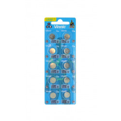 Buttoncell Vinnic L926F AG7 Τεμ. 10 με Διάτρητη Συσκευασία 27216