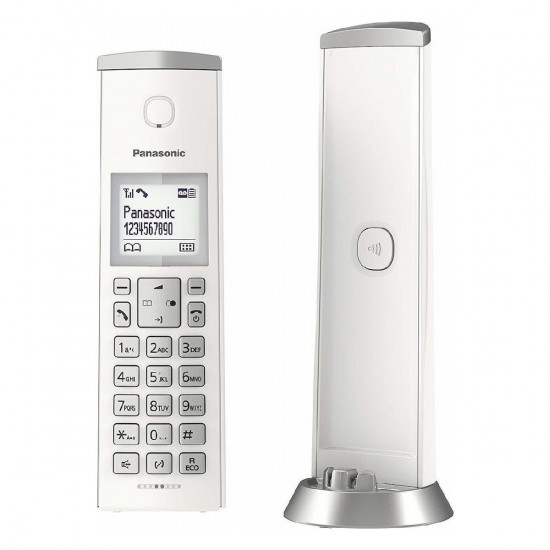 Ασύρματο Ψηφιακό Τηλέφωνο Panasonic KX-TGK210GRW Λευκό Φραγή ενοχλητικών Κλήσεων και Λειτουργία Eco 32633