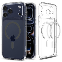 Θήκη Spigen Ultra Hybrid Magsafe για Apple iPhone 17 Pro Max Διάφανη-Γκρι 51599