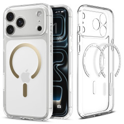 Θήκη Spigen Ultra Hybrid Magsafe για Apple iPhone 17 Pro Max Διάφανο-Χρυσό 51600