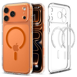 Θήκη Spigen Ultra Hybrid Magsafe για iPhone Apple 17 Pro  Διάφανο-Πορτοκαλί 51777