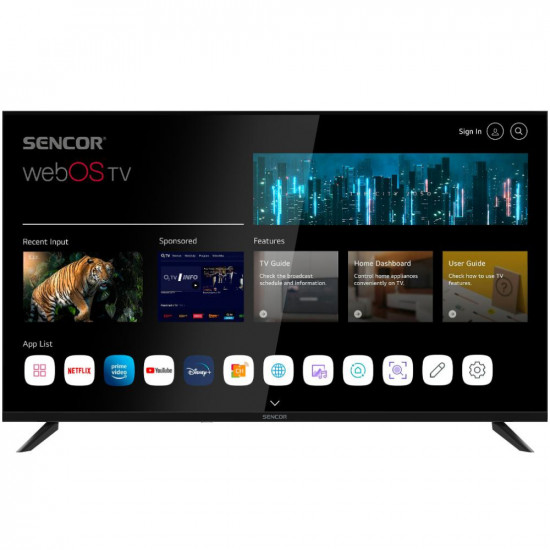 Τηλεόραση Sencor SLE 40FS804B webOS SMART TV HDR10 FULL HD 1920 x 1080p 40
