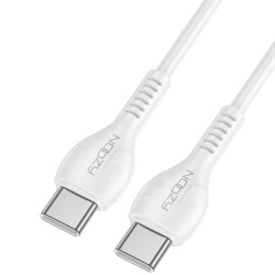 Καλώδιο Σύνδεσης και Φόρτισης A45 Power USB-C σε USB-C Fast Charging 60W+Apple PD27 Λευκό 2m 49957