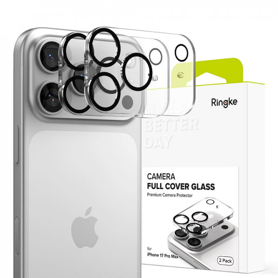 Προστασία Κάμερας Ringke Full Cover για Apple iPhone 17 Pro Max  Μαύρο 2 Τεμαχίων 51781