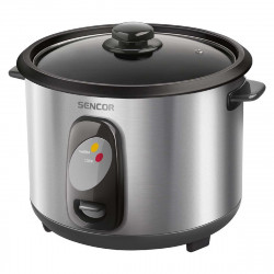 Ατμομάγειρας Ρυζιού Rice Cooker 1,5lt Stainless Steel Sencor SRM 1550SS Ασημί 42027