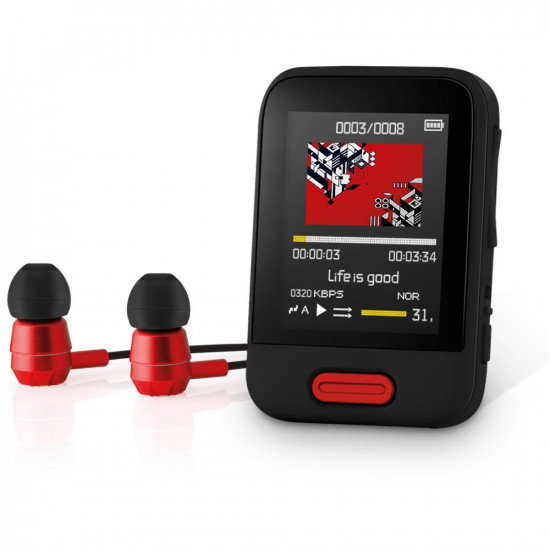 MP3/MP4 Player 16 GB με Bluetooth και FM Ραδιόφωνο Sencor SFP 7716 BK 46364