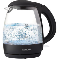 Βραστήρας με Γυάλινη Κανάτα 1,2lt 2200W Sencor SWK 2300BK 42453