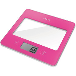 Ζυγαριά Κουζίνας 5kg UltraSlim Glass Sencor SKS 5038RS Ροζ 42634