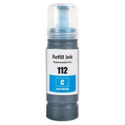 Μελάνι EPSON Συμβατό E112 C C13T06C24A 70ml Σελίδες:6000 Cyan C13T06C14A για L11160, L15150, L15160, L15180, L6460, L6490, L6550, L6570 38735