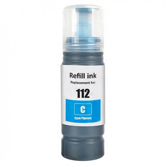 Μελάνι EPSON Συμβατό E112 C C13T06C24A 70ml Σελίδες:6000 Cyan C13T06C14A για L11160, L15150, L15160, L15180, L6460, L6490, L6550, L6570 38735