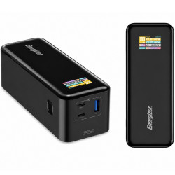 Power Bank Energizer XP27000PD 27000mAh PD140W QC3.1 με 2xUSB-C 1xUSB-A LCD Οθόνη Ιδανικό για Κινητά Λάπτοπ και MacBook Μαύρο 52218