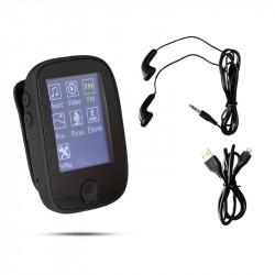 Osio SRM-8080B – Mini Multimedia Player 8GB με Οθόνη TFT 1.8”, FM, Ηχογράφηση & Υποστήριξη Κάρτας SD (Μαύρο)