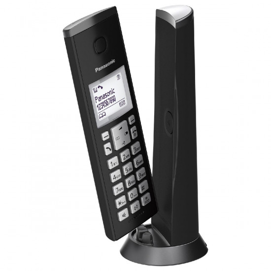 Ασύρματο Ψηφιακό Τηλέφωνο Panasonic KX-TGK210GRB Μαύρο Φραγή ενοχλητικών Κλήσεων και Λειτουργία Eco 32634