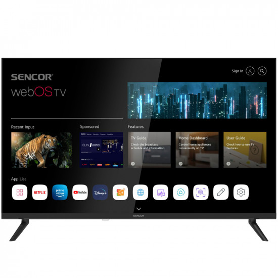 Τηλεόραση Sencor SLE 32S810B webOS SMART TV HD Ready HDR 10 32