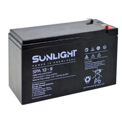 Μπαταρία Sunlight VRLA AGM (12V 9Ah) 2.6kg 93mm x 65mm x 150mm 52570