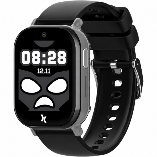 Kids Smartwatch Maxcom FW49 Kiddo 4G 1.52” IPS 670mAh IP67 με 20mm Silicon Band και SOS Button με Δυνατότητα Κλήσεων Μαύρο 52616