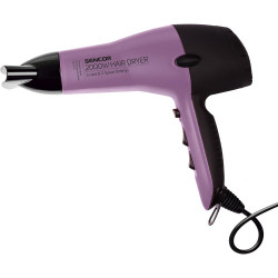 Σεσουάρ Μαλλιών Sencor SHD 6700VT 2000W Ultra Light 2 Ταχυτήτων και 3 Θέρμανσης με Diffuser και Concentrator Μωβ 42185