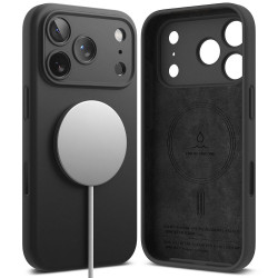 Θήκη Ringke Silicone Magsafe για Apple iPhone 17 Pro Μαύρη 52696