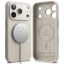 Θήκη Ringke Silicone Magsafe για Apple iPhone 17 Pro Stone 52697
