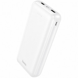 Power Bank Hoco J153A Stability 10W 20000mAh 2xUSB-A 1xUSB-C 1xMicroUSB και LED Ένδειξη Μπαταρίας Λευκό 52327