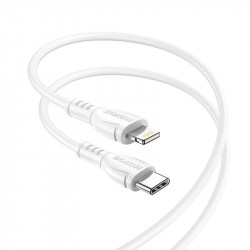 Καλώδιο σύνδεσης Borofone BX51 Triumph USB-C σε Lightning 12W 2.4A Λευκό 1m 41068