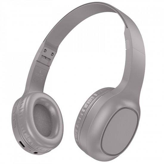 Wireless Ακουστικά Stereo Hoco W46 Charm V5.3 200mAh AUX Καφέ 40321